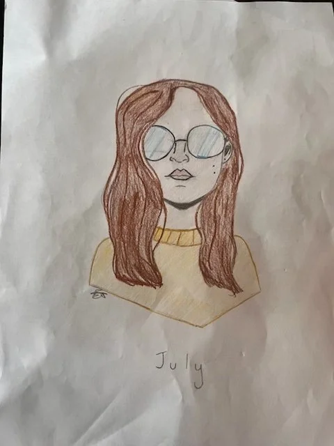 A character sketch by Emerson, titled July
