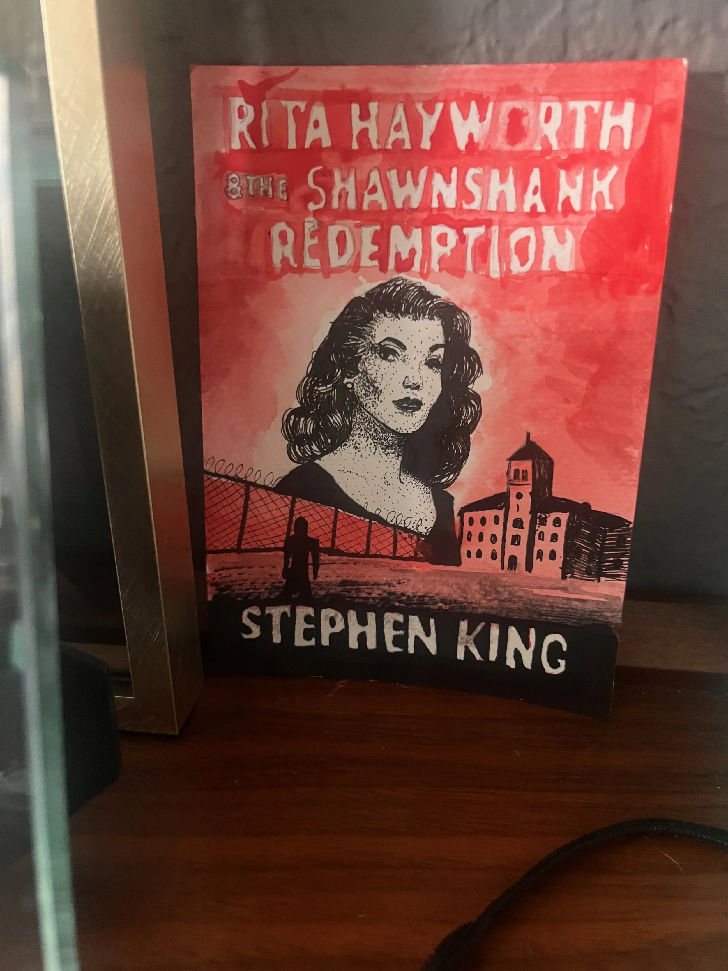 Hand-painted book cover concept for The Shawshank Redemption